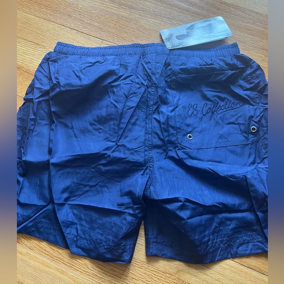 New ES Collection Swim Trunk, Casual Shorts, Blue size M - Picture 2 of 5